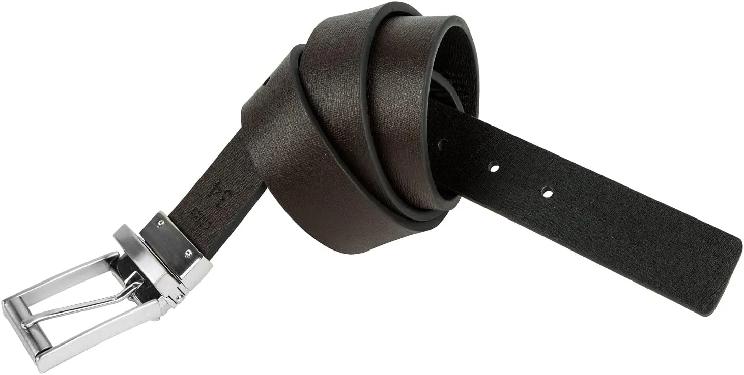 Steve Madden Reversible Men's Dress Casual Every Day Leather Belt