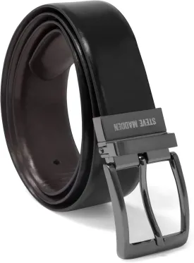 Steve Madden Reversible Men's Dress Casual Every Day Leather Belt