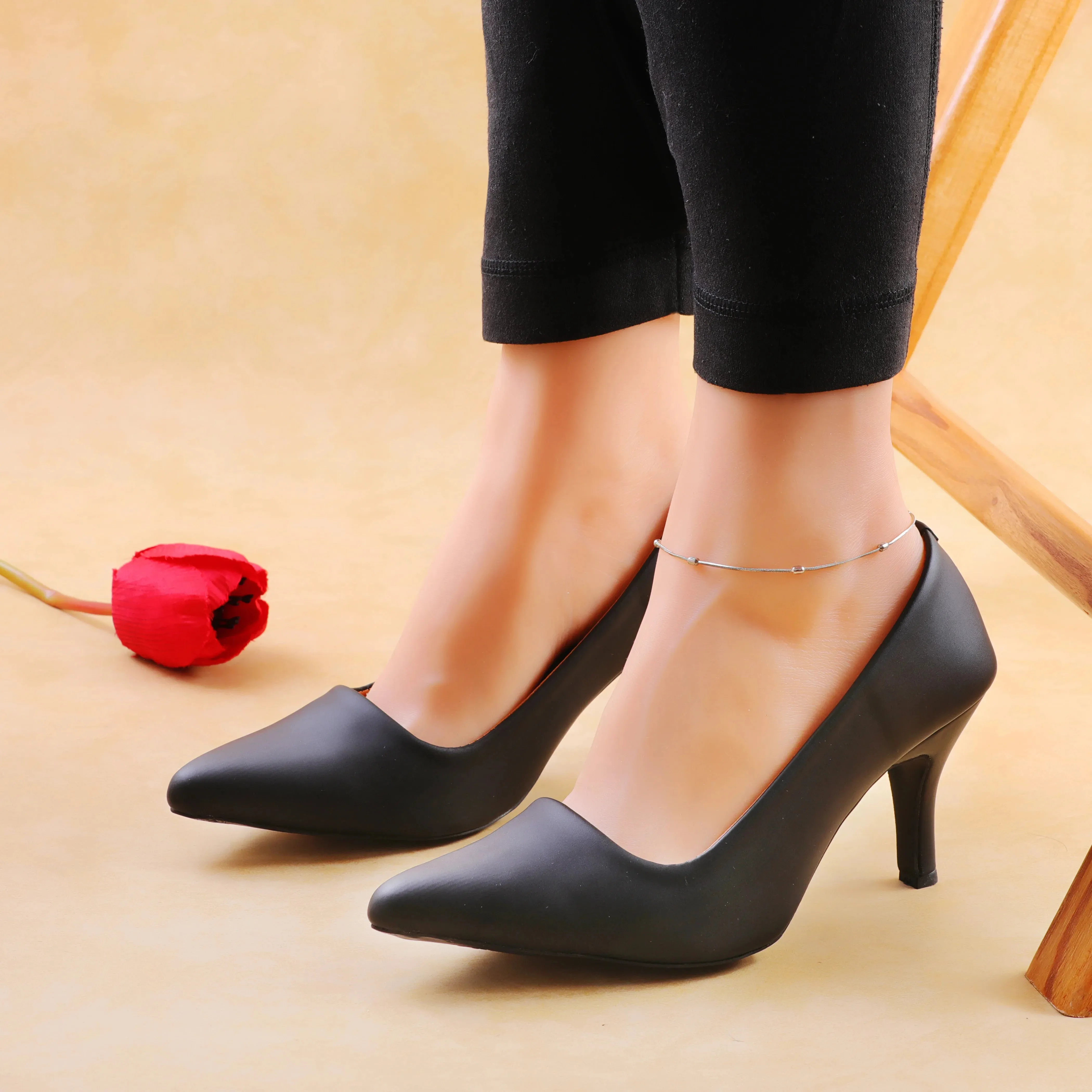 Torres Black women stiletto heels