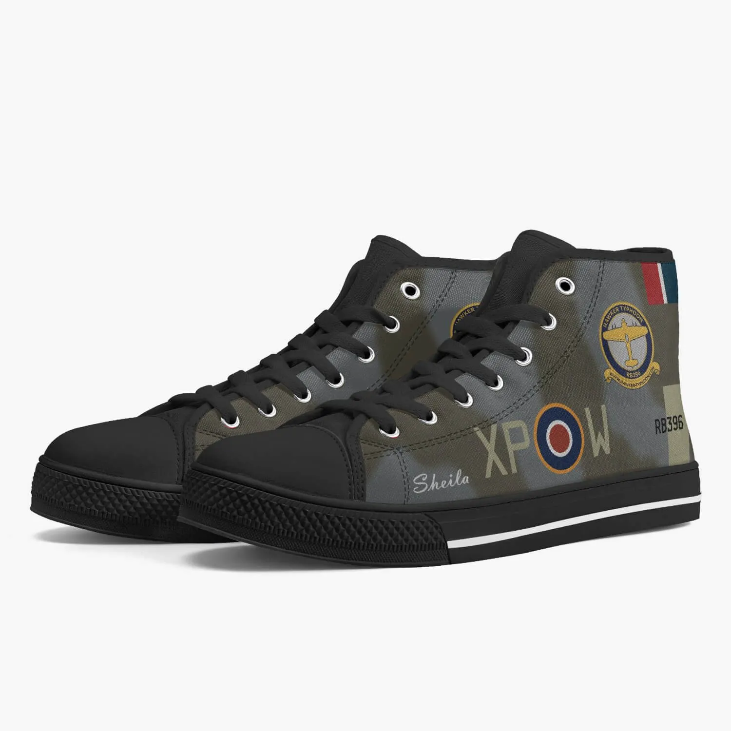 Typhoon RB396 High Top Canvas Shoes