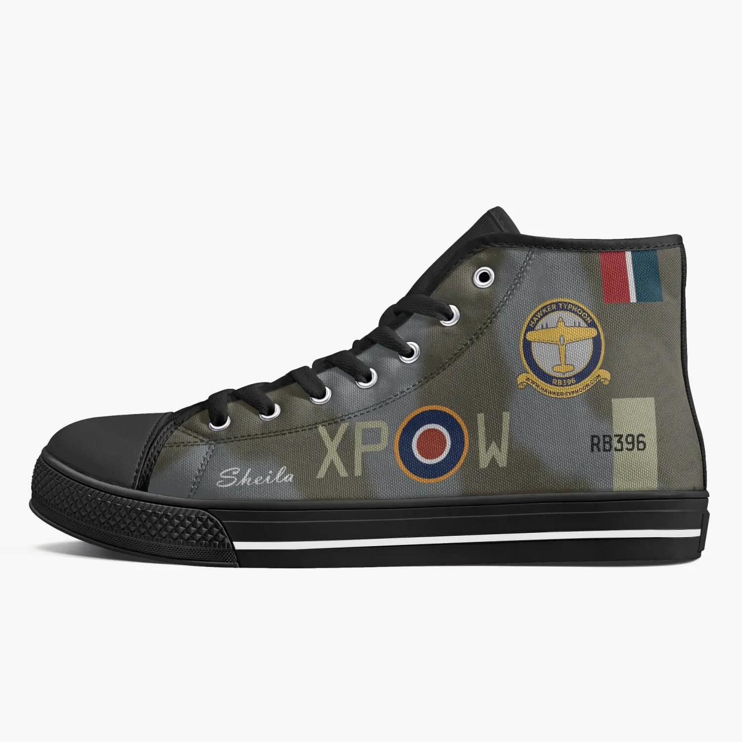 Typhoon RB396 High Top Canvas Shoes