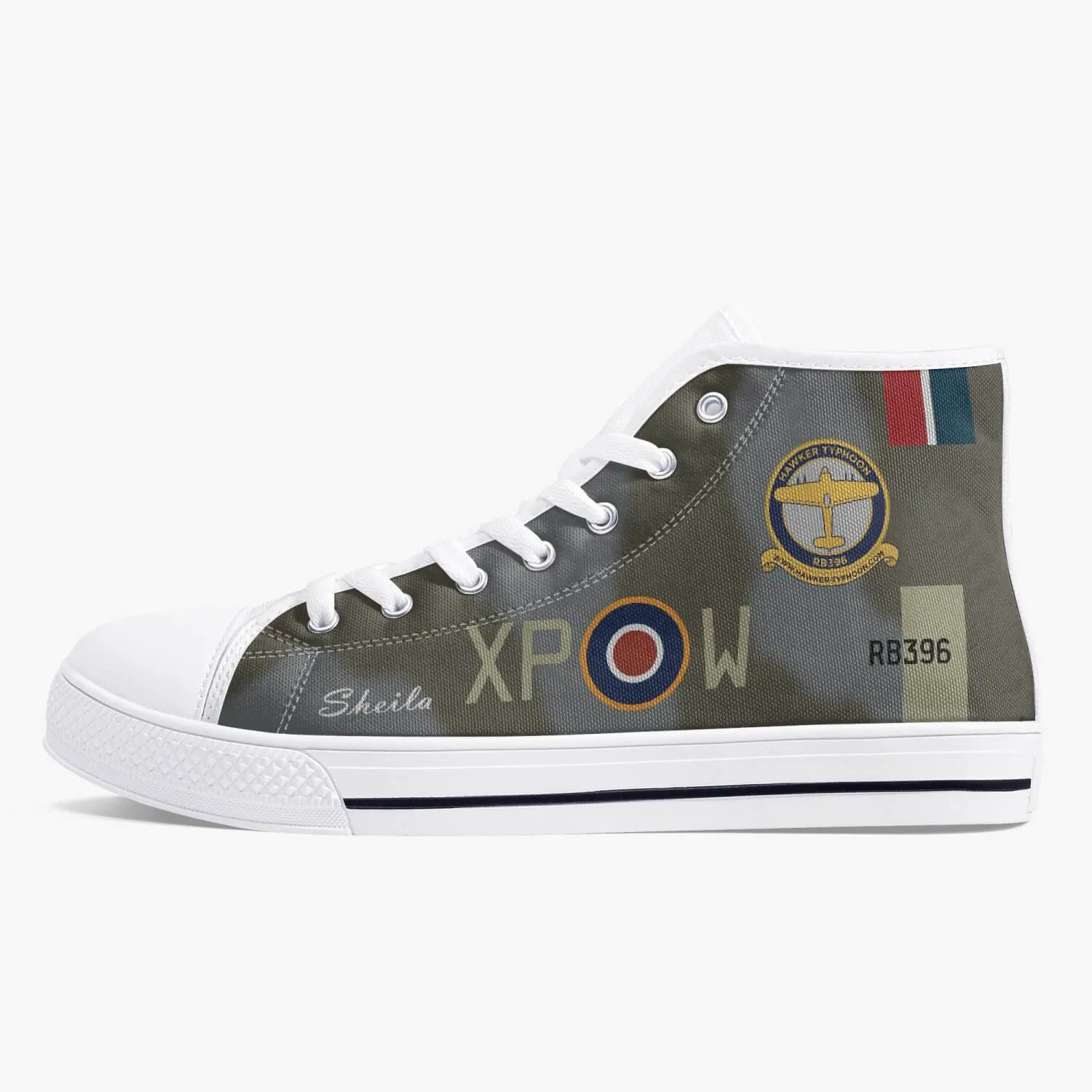 Typhoon RB396 High Top Canvas Shoes