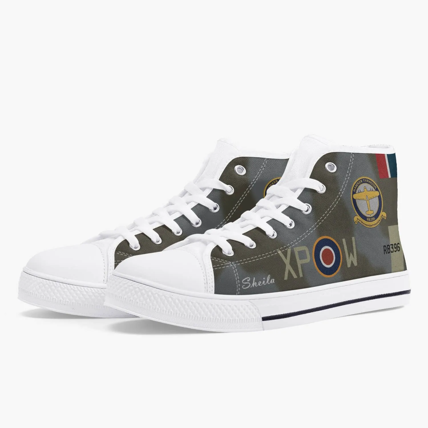 Typhoon RB396 High Top Canvas Shoes