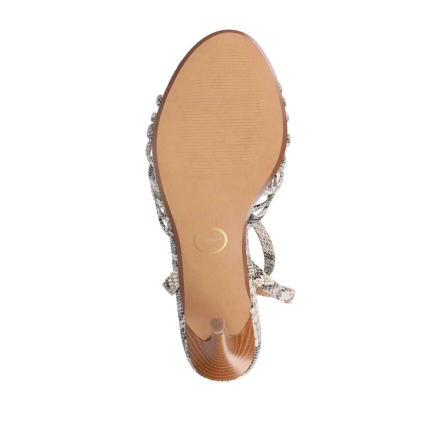VANITA STILETTO HEELS IN FAUX LEATHER