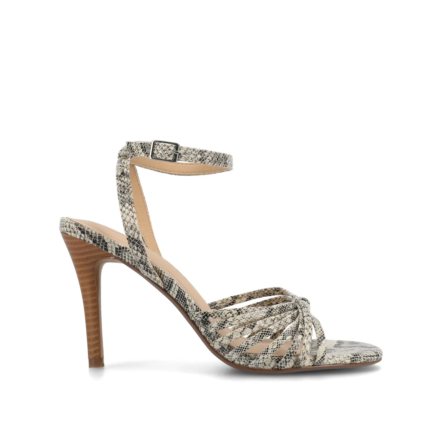 VANITA STILETTO HEELS IN FAUX LEATHER