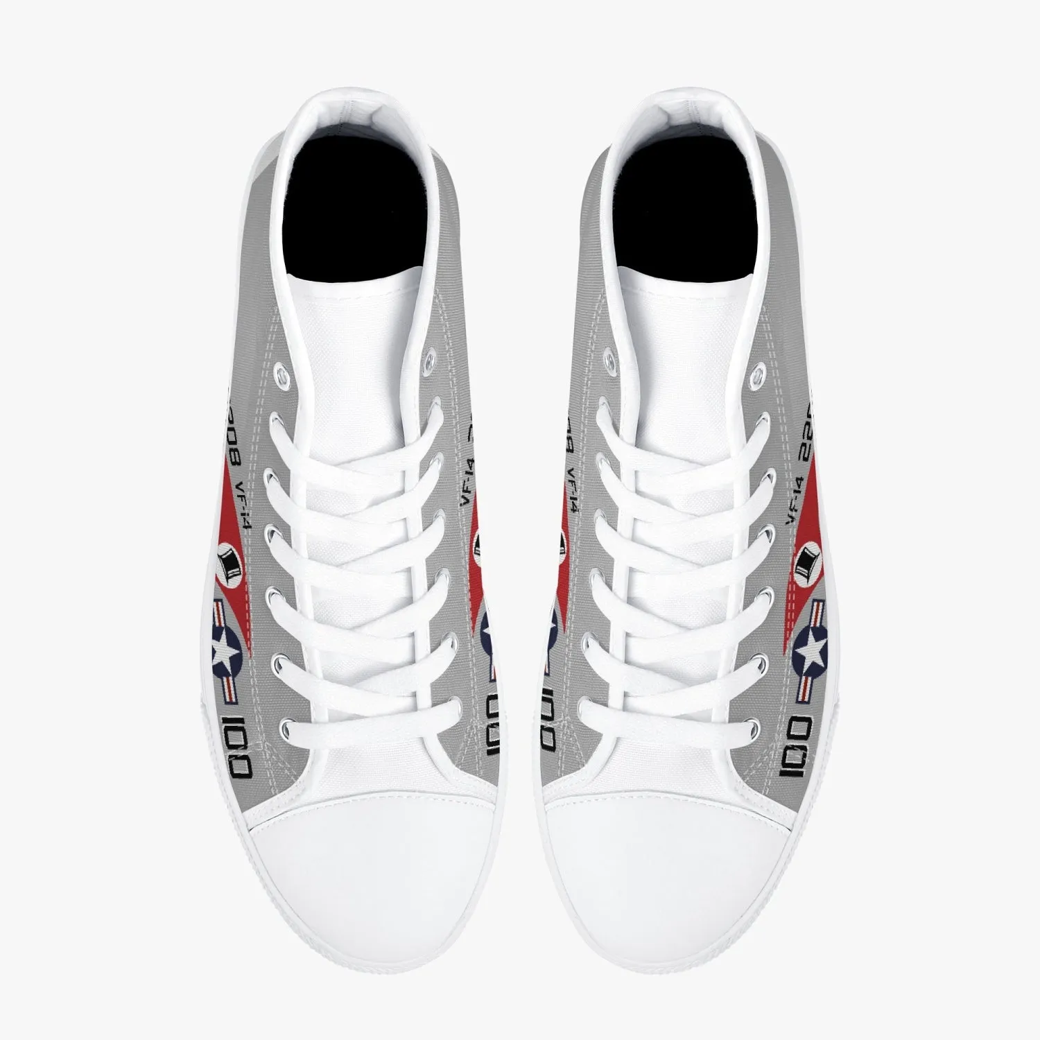 VF-14 "Tophatters" High Top Canvas Shoes