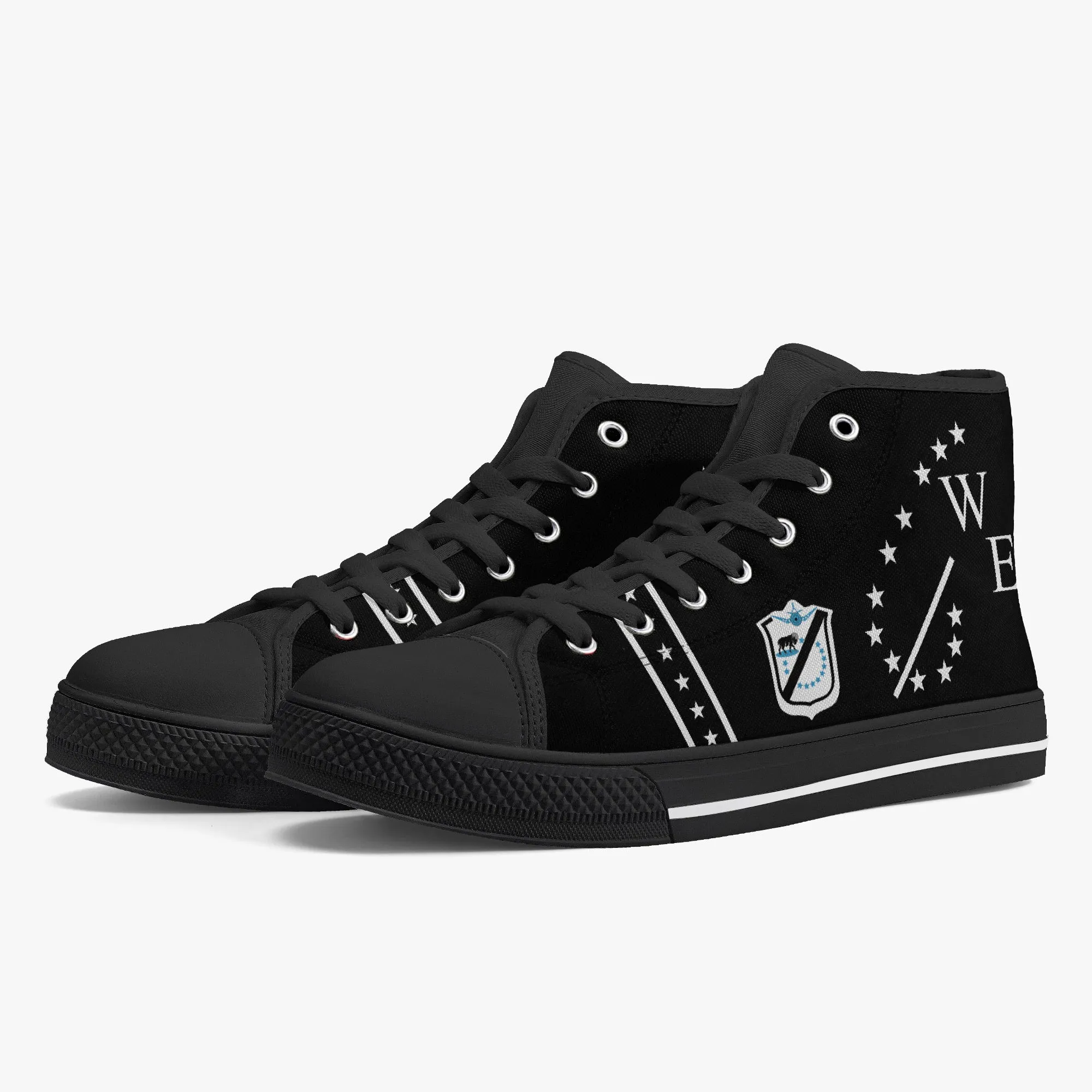 VMFA-214 "Black Sheep" High Top Canvas Shoes