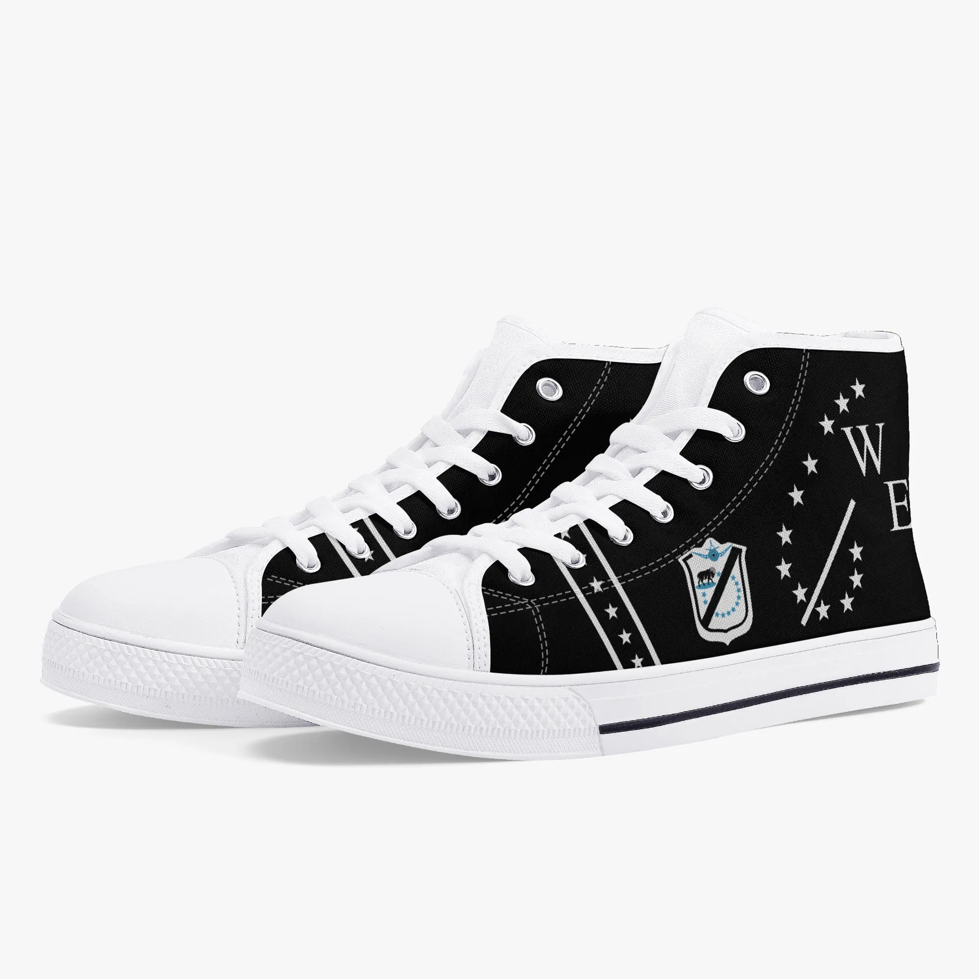 VMFA-214 "Black Sheep" High Top Canvas Shoes