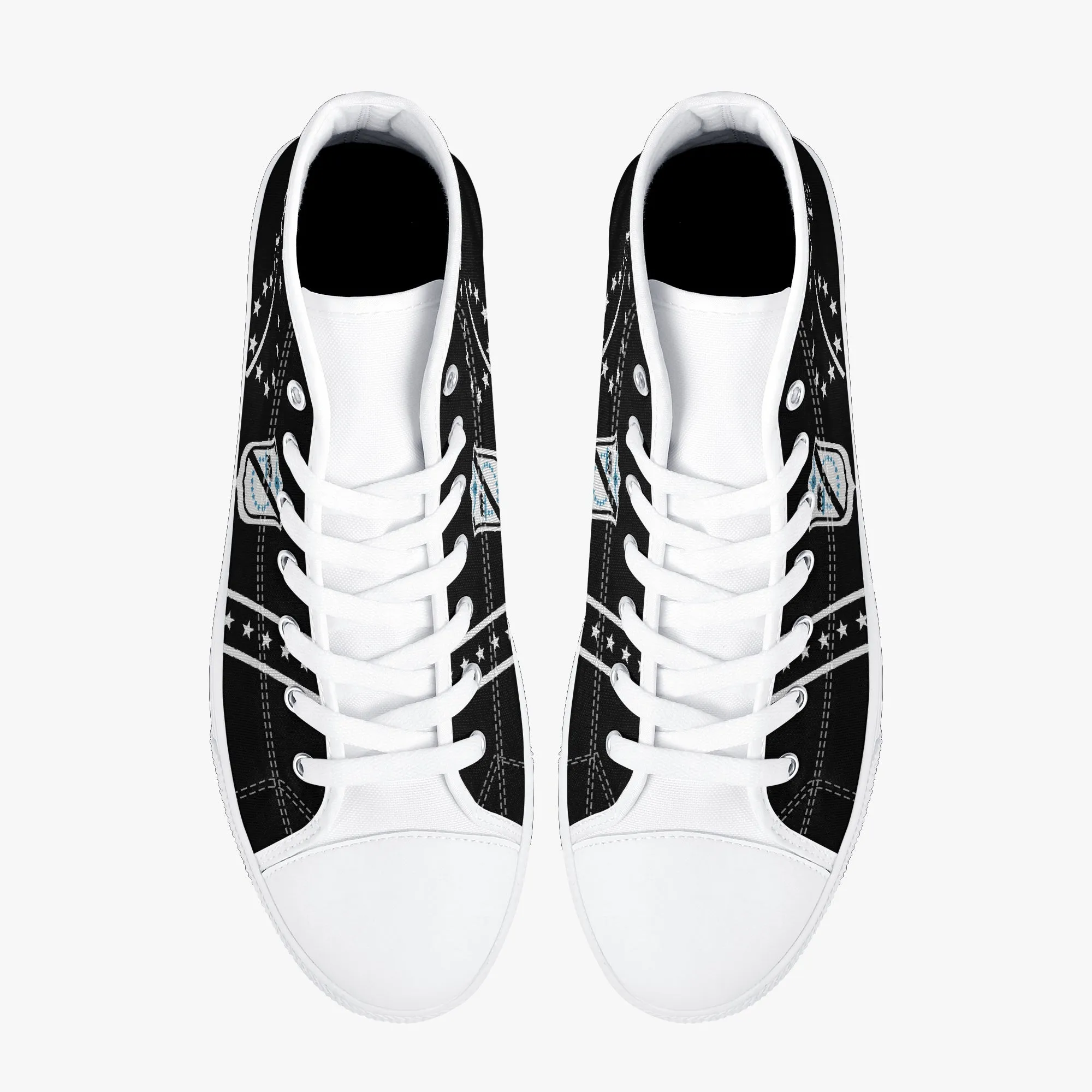 VMFA-214 "Black Sheep" High Top Canvas Shoes