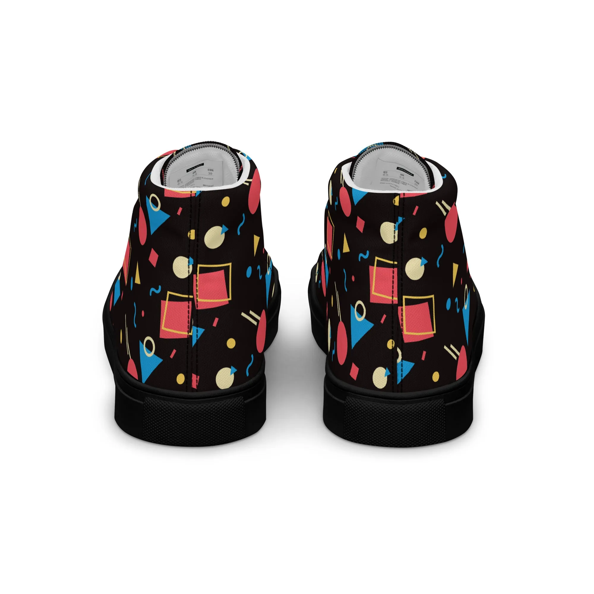 WATERMELON SUMMER Men’s High Top Canvas Shoes