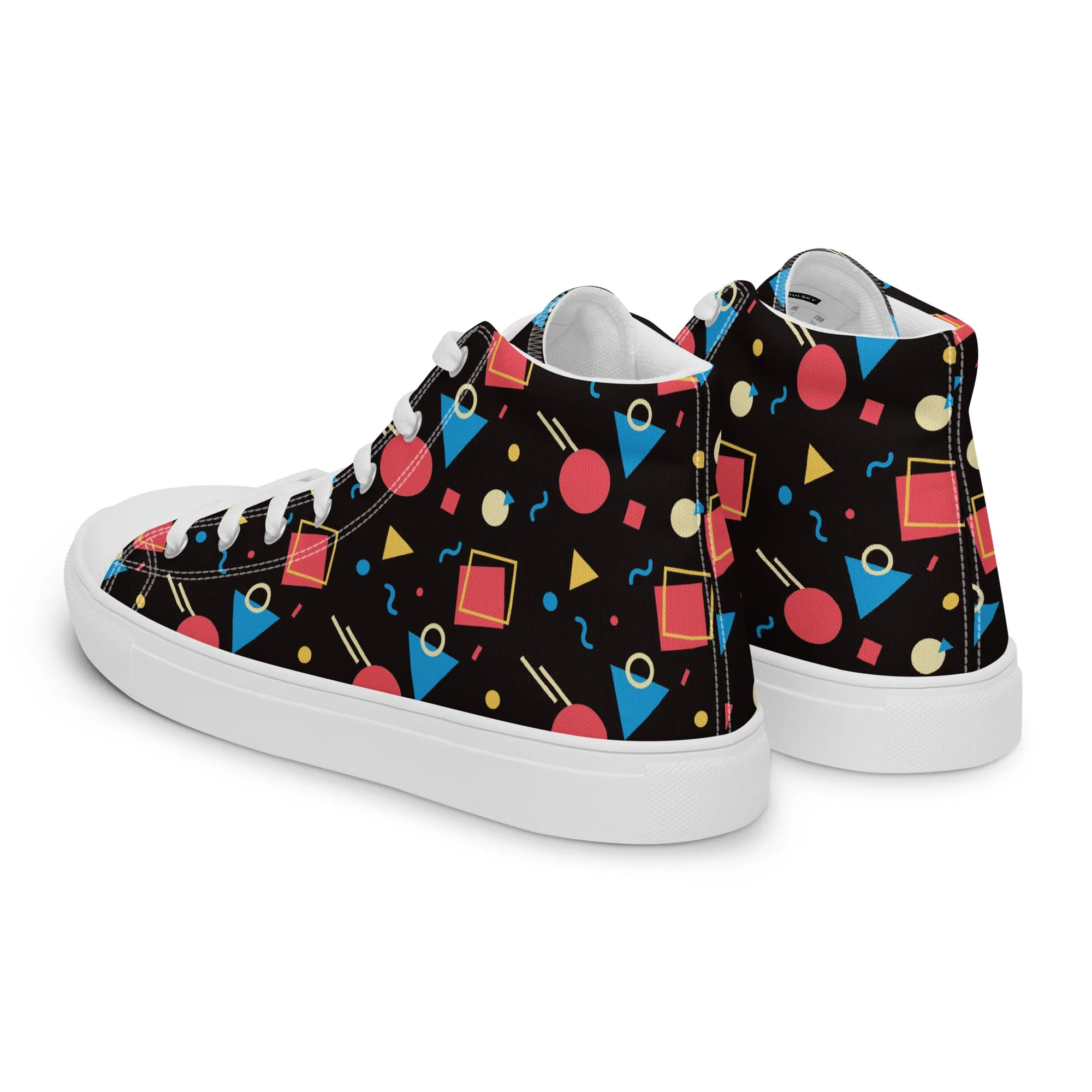 WATERMELON SUMMER Men’s High Top Canvas Shoes