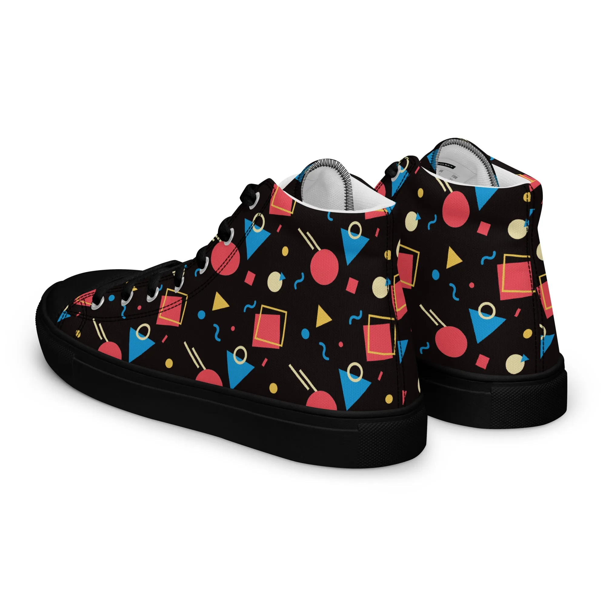 WATERMELON SUMMER Men’s High Top Canvas Shoes