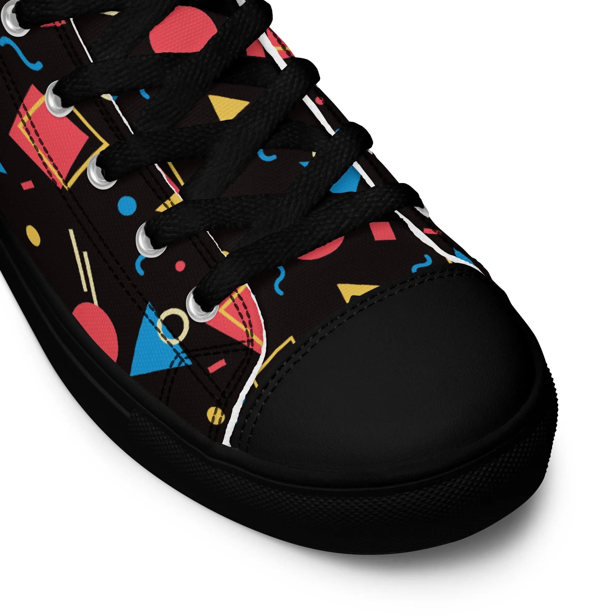 WATERMELON SUMMER Men’s High Top Canvas Shoes