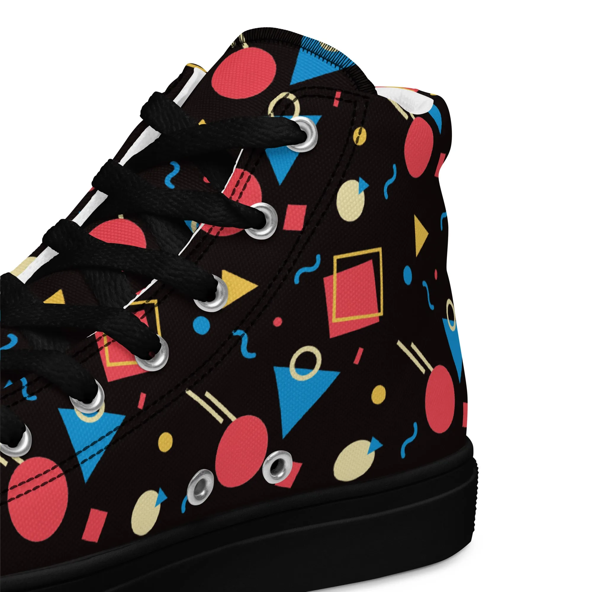 WATERMELON SUMMER Men’s High Top Canvas Shoes