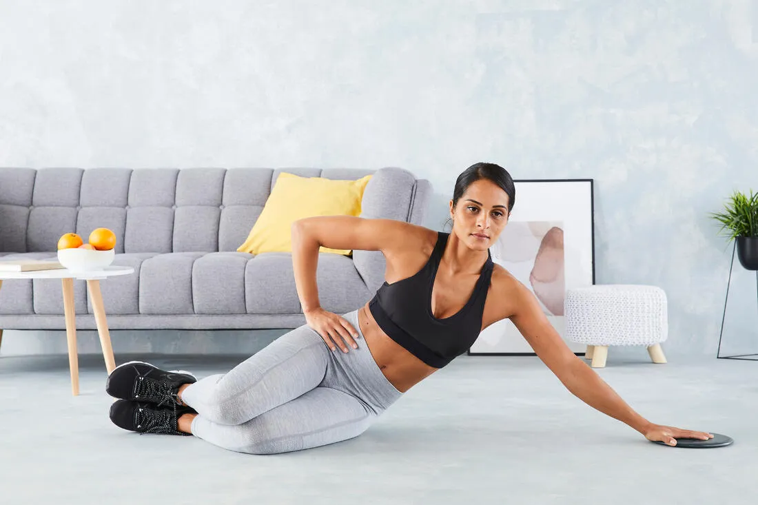 Weight Training Gliding Discs for Use on All Floors - Twin-Pack