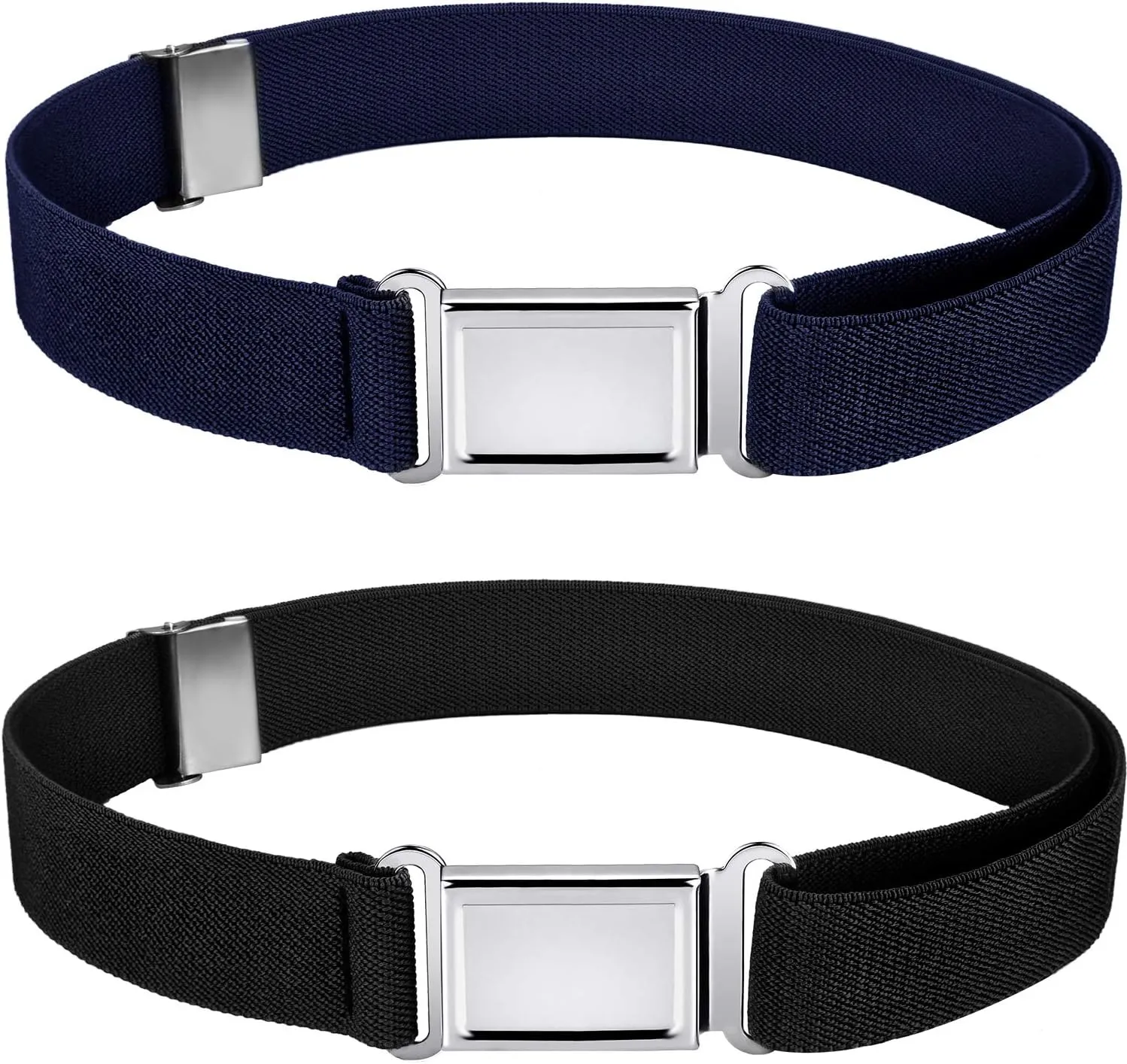WILLBOND Kids Magnetic Belt Adjustable Elastic Belt with Magnetic Buckle for Boys Daily Use Girls