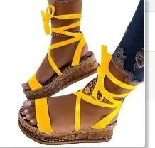 Women’s Printed Wrap Roman Sandals in 6 Colors